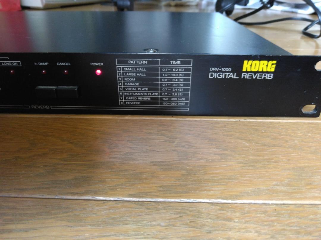 KORG DIGITAL REVERB DRV-1000 7