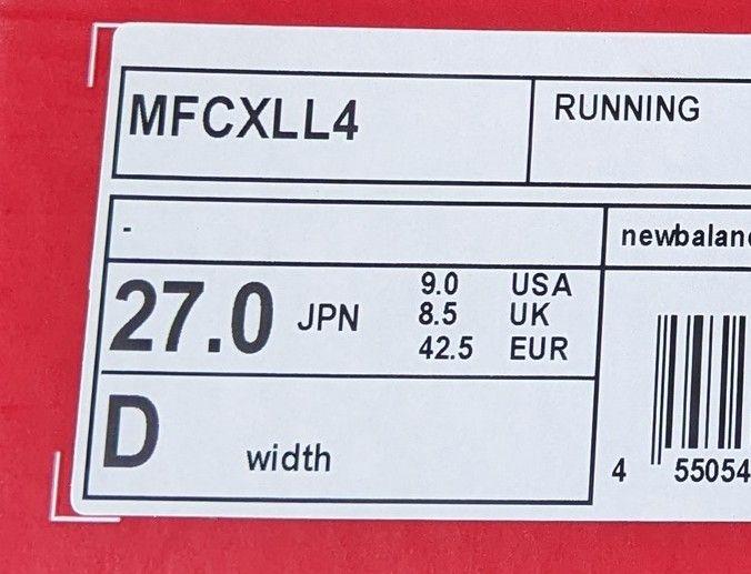 ニューバランス　FuelCell rebel v4 27cm