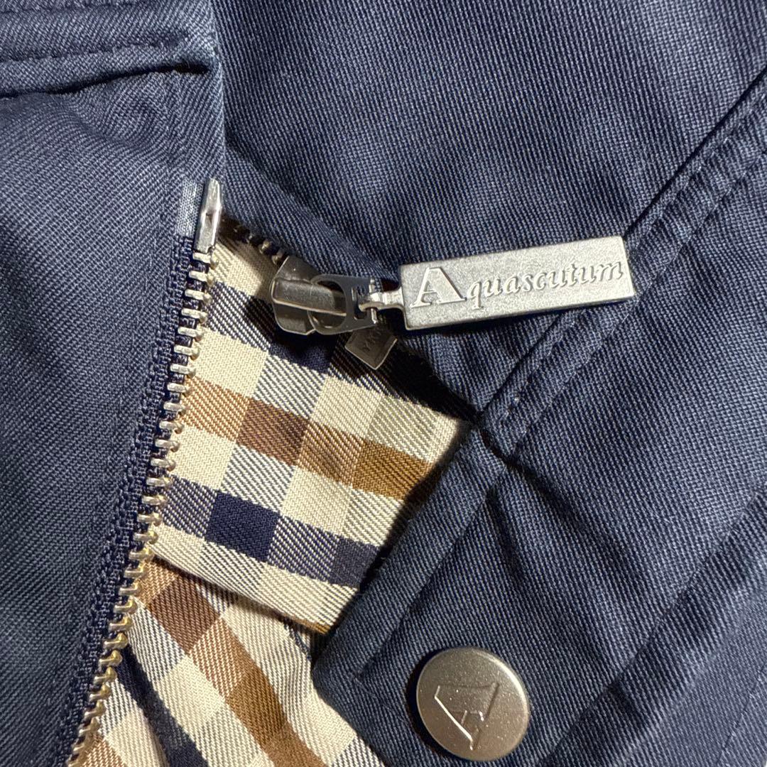 Aquascutum 裏地スキュータム チェック ジャケット