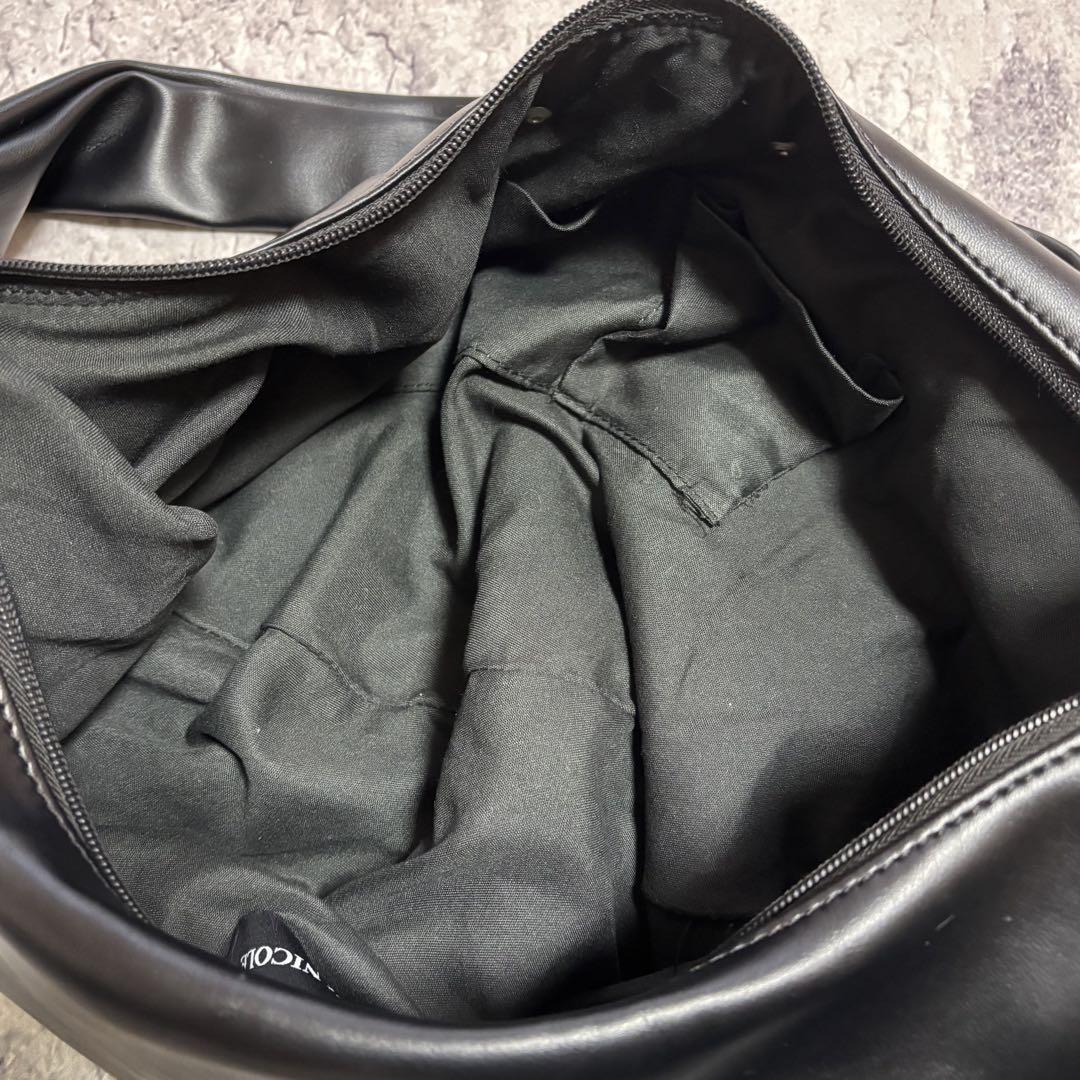 バッグ 00s archive Leather body bag BLK y2k 00s archive Leather body bag BLK y2k
