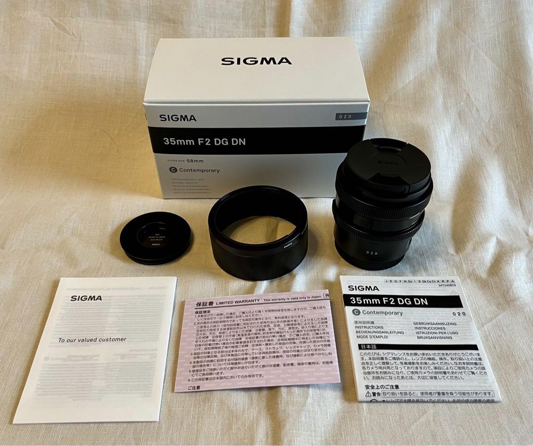 新品未使用】SIGMA 35mm F2 DG DN Sony E-mount 新品未使用】SIGMA 35mm F2 DG DN Sony E-mount