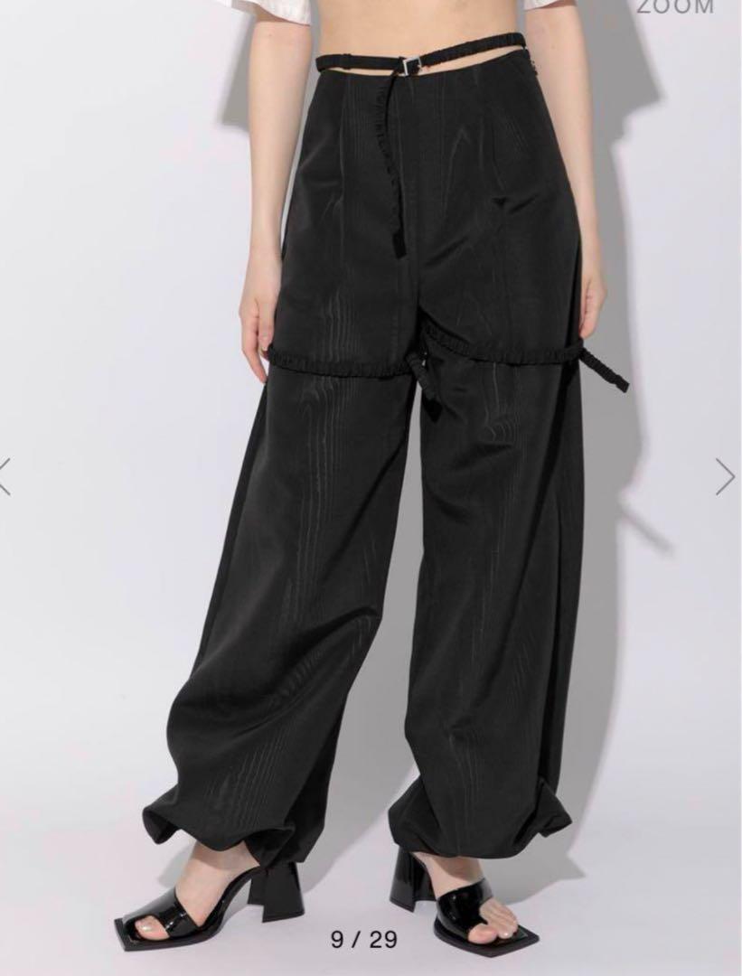 パンツ meltthelady lily blur pants black 完売品】meltthelady lily blur pants black