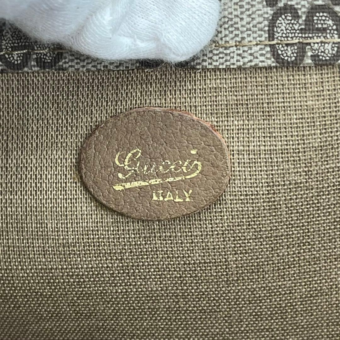 GUCCI トートバッグ 肩掛け GG柄 シェリーライン PVC A4収納可能 GUCCI トートバッグ 肩掛け GG柄 シェリーライン PVC A4収納可能