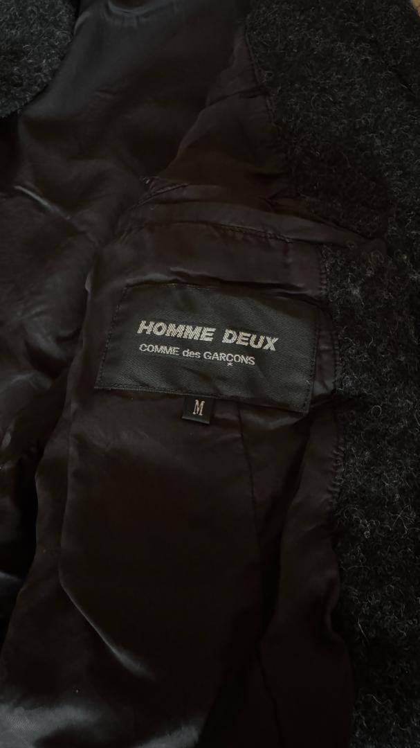 コムデギャルソン HOMME DEUX ウール縮絨　チェスターコート