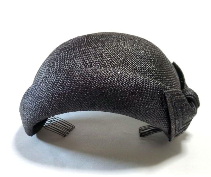 定価約5万 カシラ リボン カクテルハット ヘッドドレス トーク帽