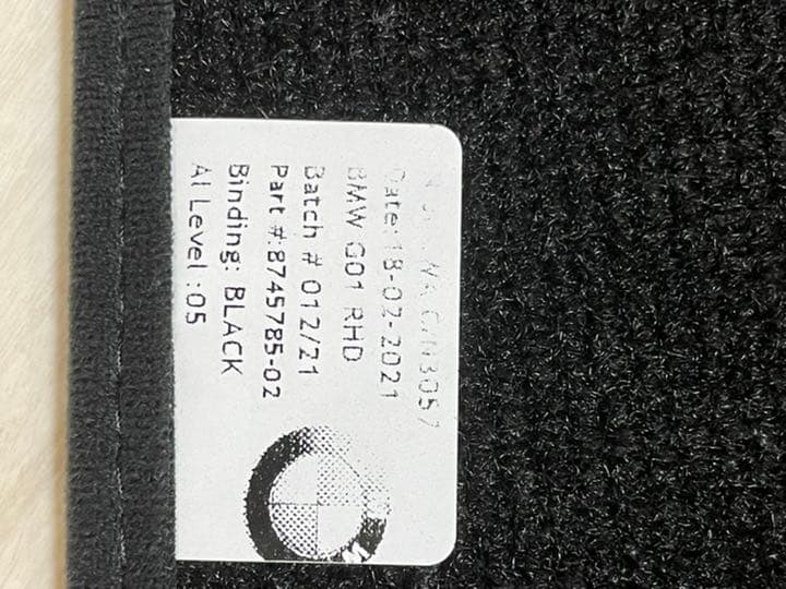 値下げしました】BMW X3 M40D 純正フロアマットセット | alolift.com