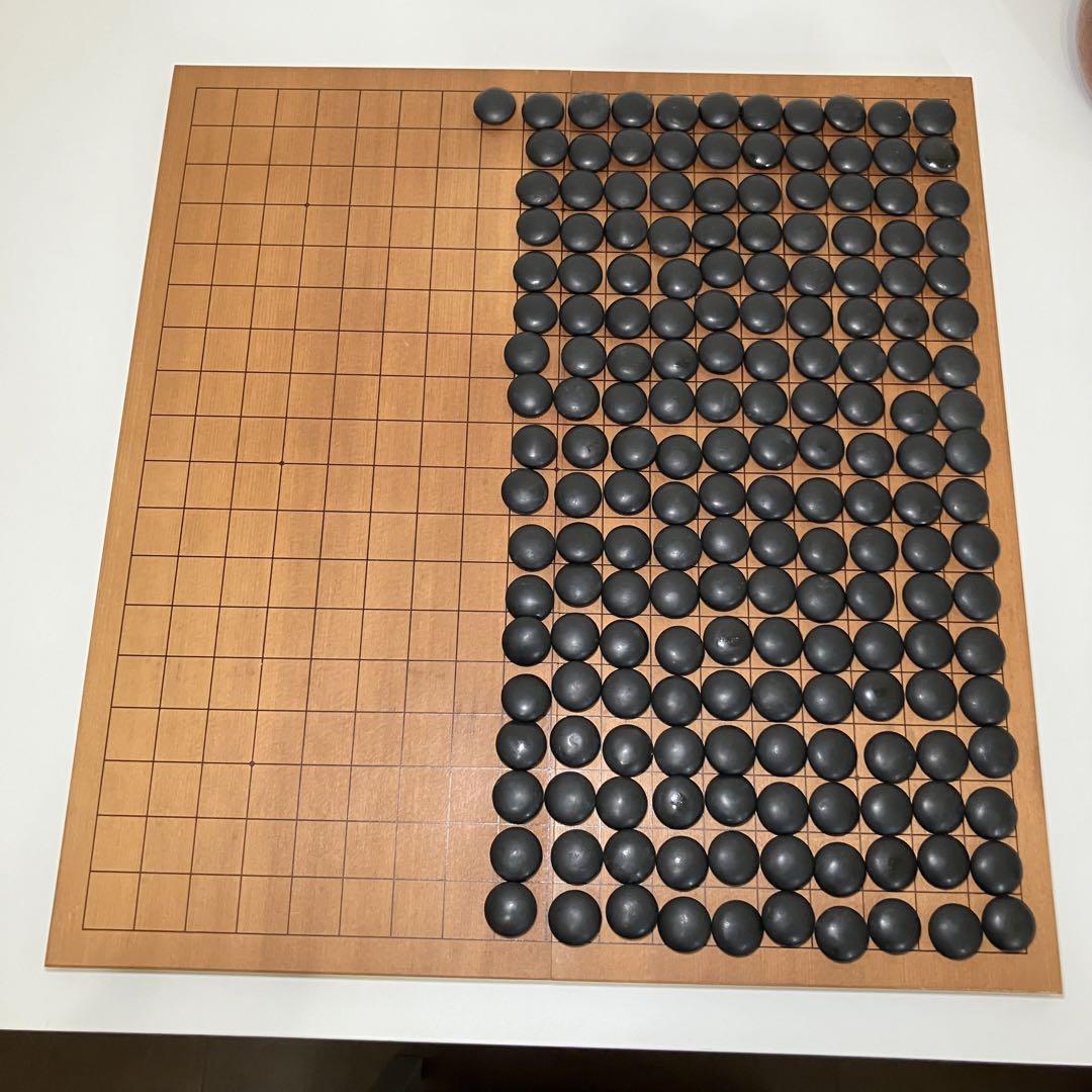 35号 碁石 蛤 ハマグリ 那智黒 レトロ 囲碁