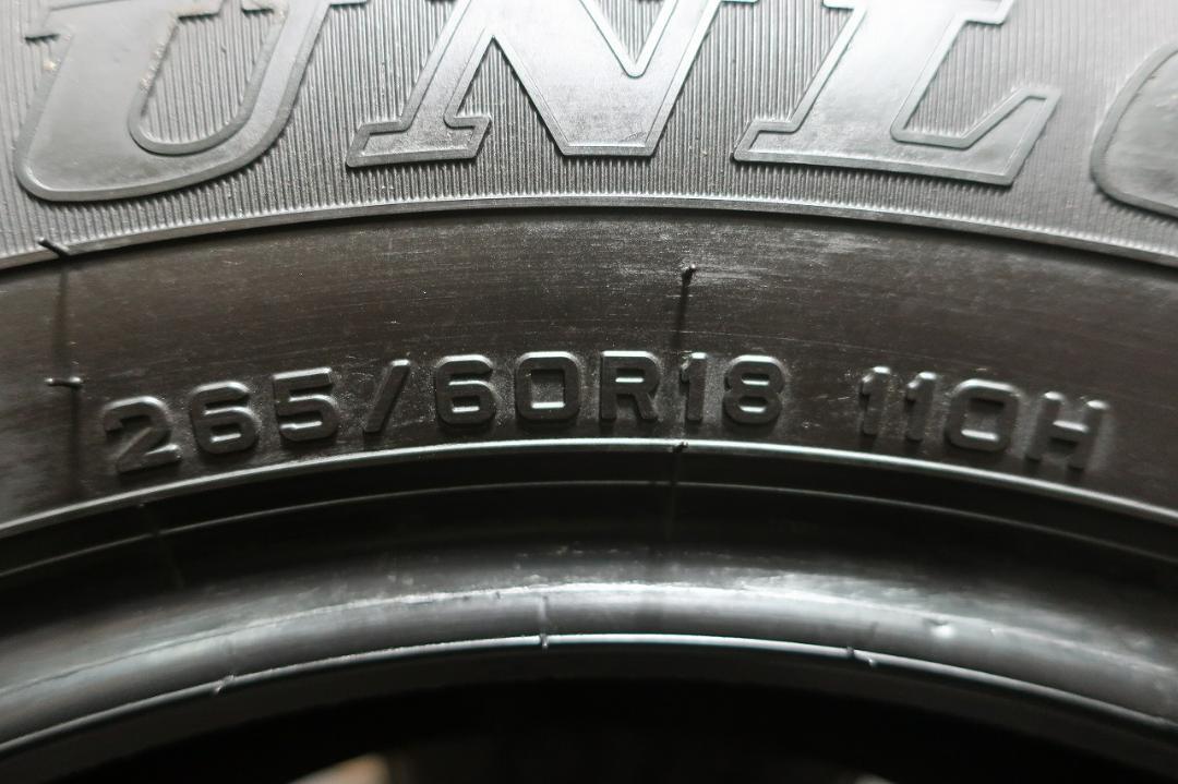 2023年　ダンロップ　グラントレック　PT　AT25　265/60R18　2本