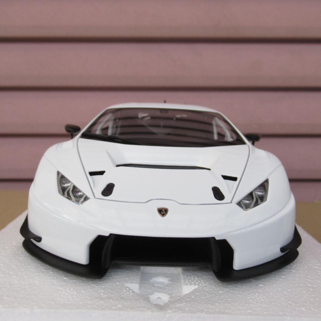 オートアートミニモデルカー1/18ランボルギーニウラカンGT3ホワイト81527