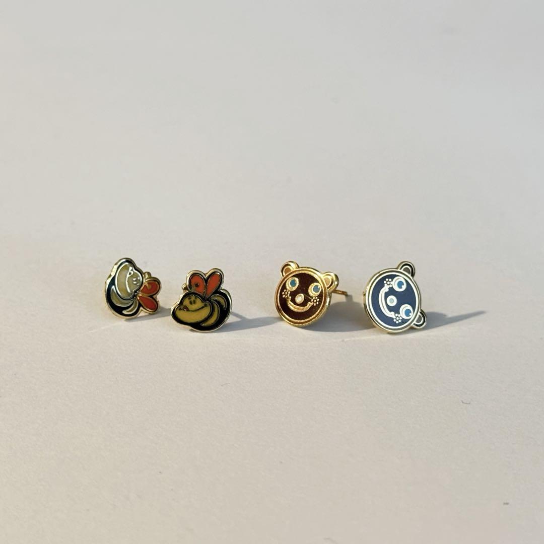 ヒステリックグラマー/ピアス/シルバー×黒/リンゴ/スカルの買取