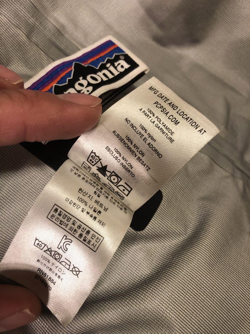美品　Patagonia 黒 トレントレインジャケット　　パタゴニア　キッズL