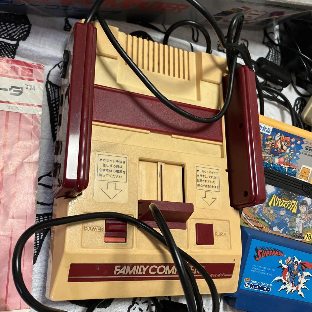 ジャンク Nintendo ファミリーコンピュータ 本体 カセット