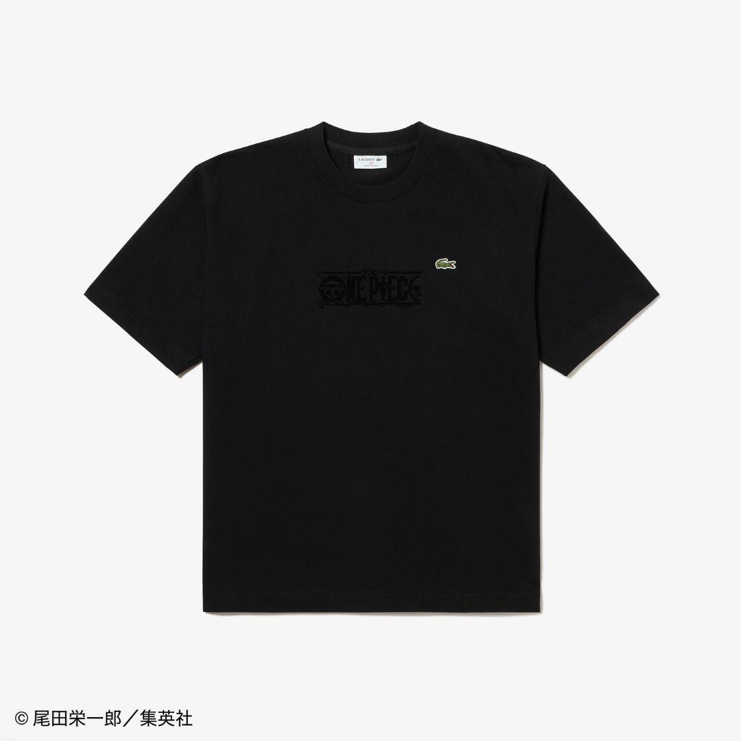 ワンピースコラボ ラコステ ブラック Tシャツ Mサイズ ONE PIECE