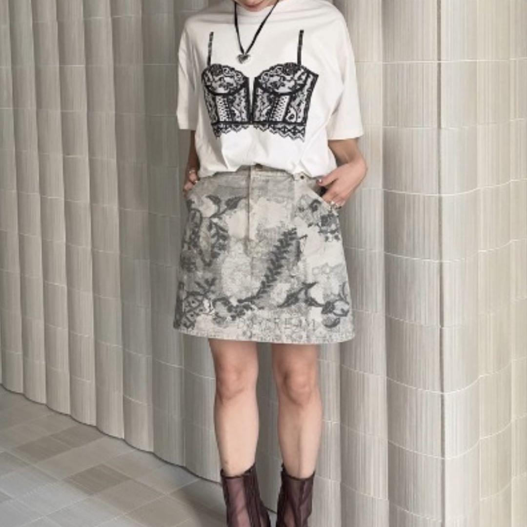 Ameri VINTAGE - 【新品】MEDI LINGERIE TROMPE L`OEIL TEEの