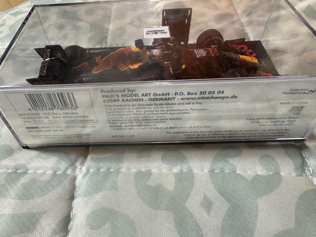 1/43M.フェルスタッペン ワールドチャンピオン 2021 アブダビ GP