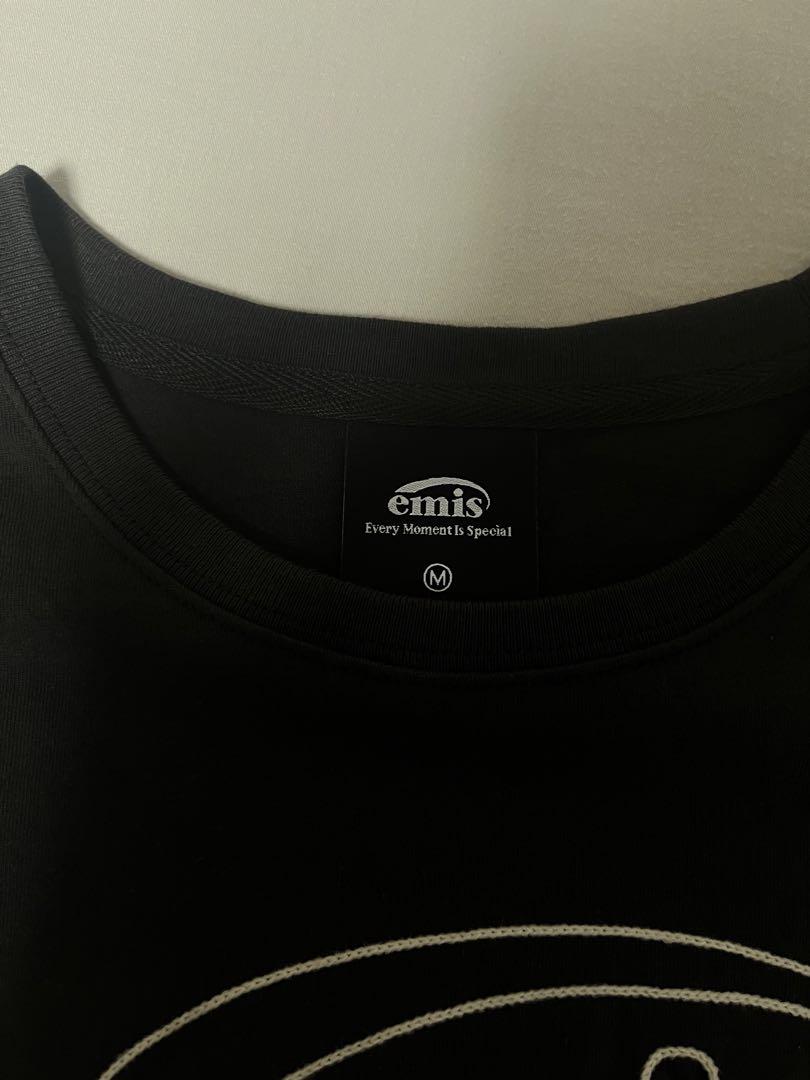 トップス emis MINI CROPPED CHAIN STITCH T-SHIRT