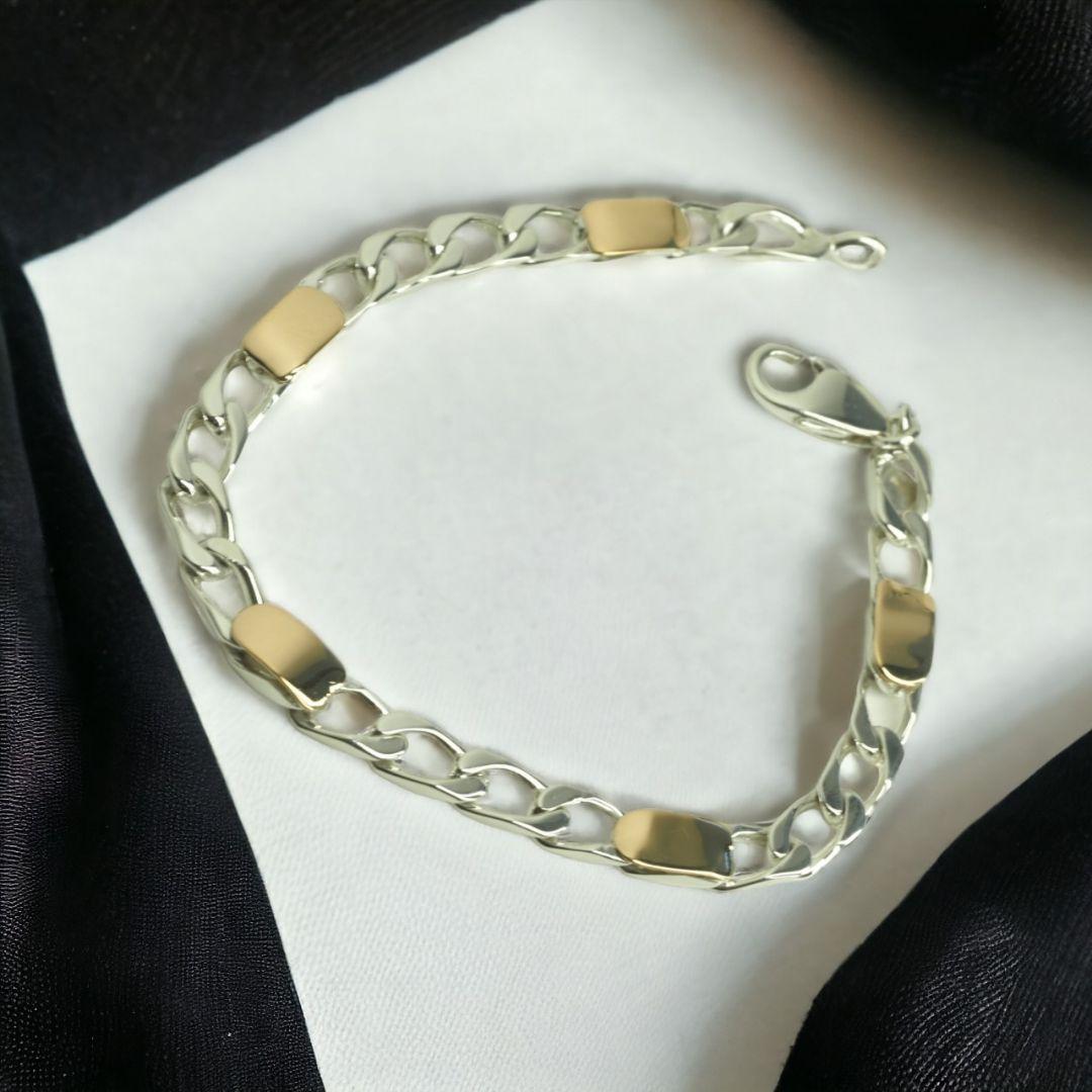 TIFFANY&Co. ティファニー　コンビブレスレット　750YG /SILV
