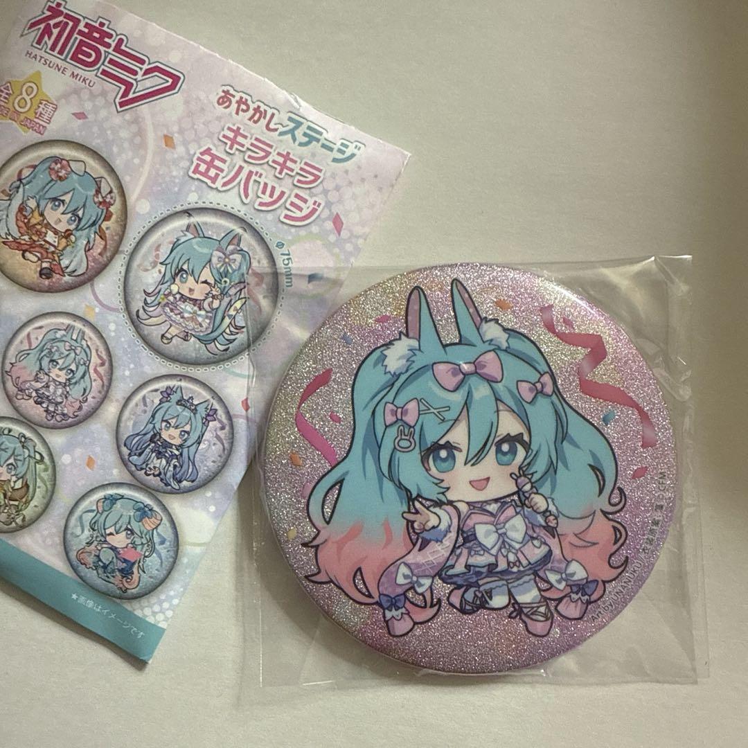 初音ミク_あやかしステージ BIG缶バッジ 玉兎(ぎょくと) | 公式