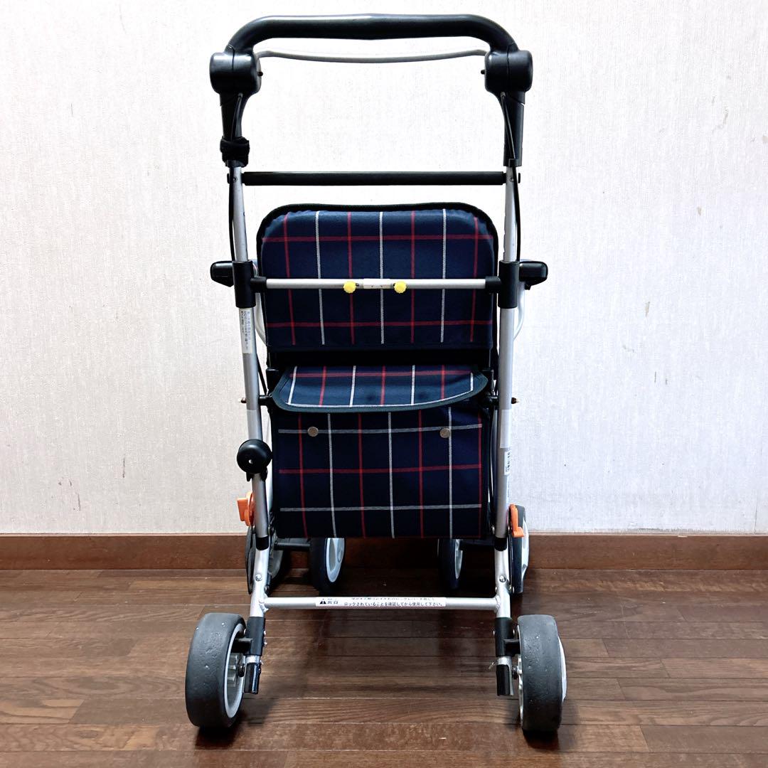 【良品】テイコブ シルバーカー ST07 シニアカート 手押し車 折り畳み