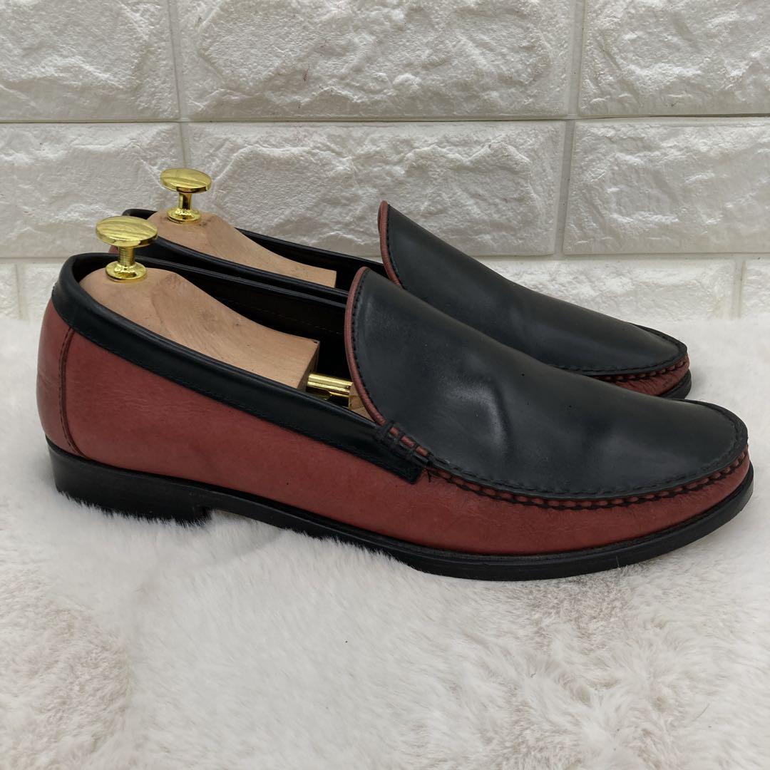 ❤美品❤R.J.B フラットヘッド コブラヴァンプローファー 7.5 ブラック