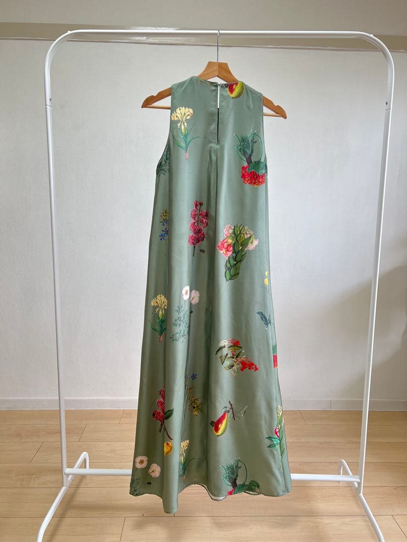 CABaN BLOOMIN' ART プリント　ロングワンピース