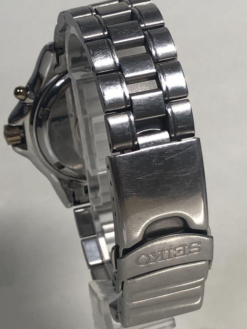 完動極美 SEIKO AGS SCUBA 200m 5M43-0C30 白文字盤