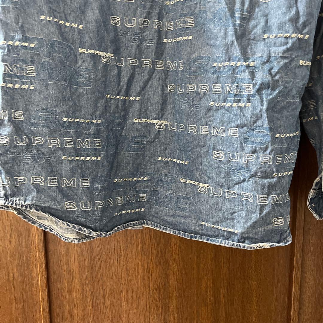 supreme Dimensions Logo Denim Shirt