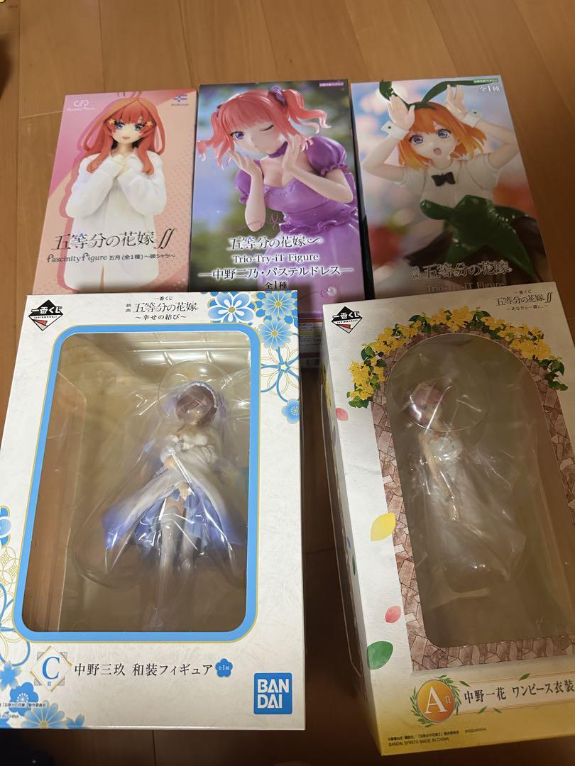 五等分の花嫁 プライズ フィギュア まとめ売り - メルカリ