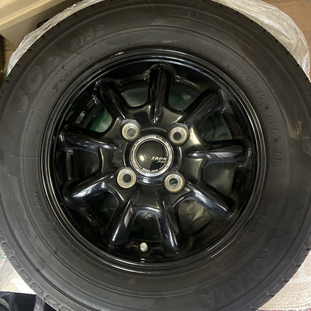 軽自動車 ホイルセット 145 R12 6PR 画像4