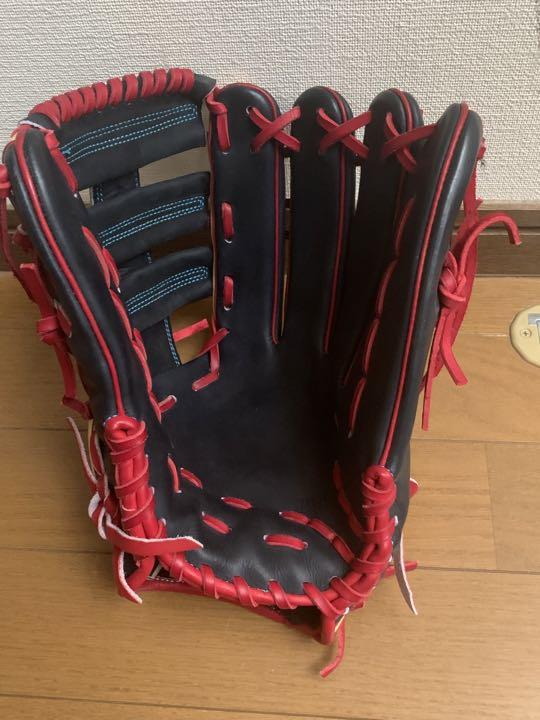 dio 硬式外野手用グローブ DIO (ディオ) 硬式グローブ 約30cm ブラック×ブルー 2023年3月