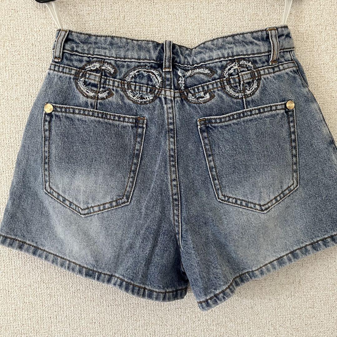 COCO CHANEL デニムショートパンツ
