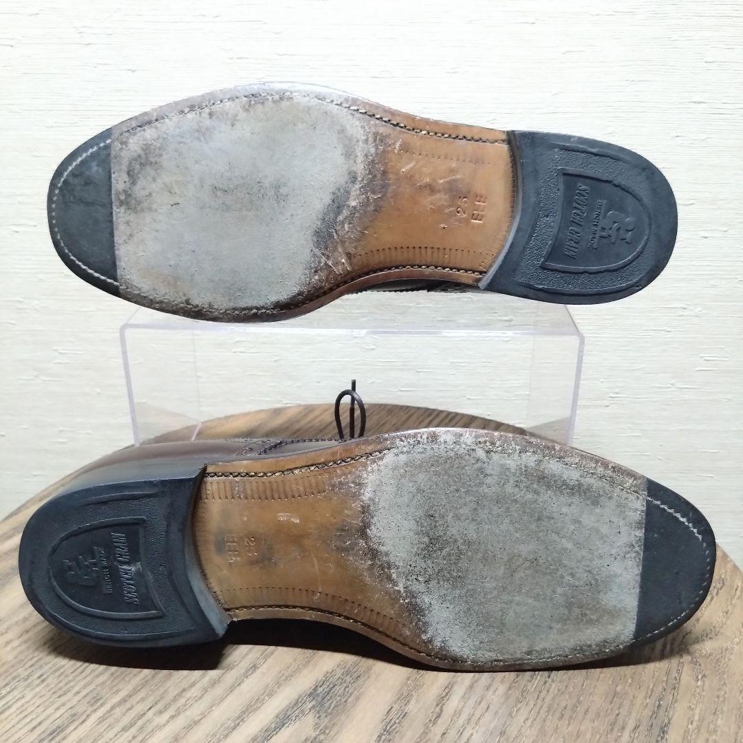 SCOTCH GRAIN ウイングチップ 外羽根 25EEE ダークブラウン 最安値