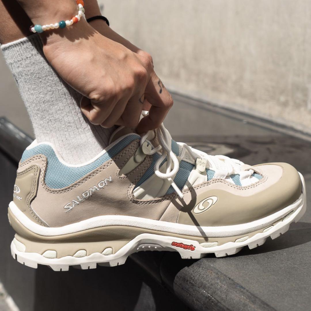 靴 salomon xt-quest blue white 27cm
