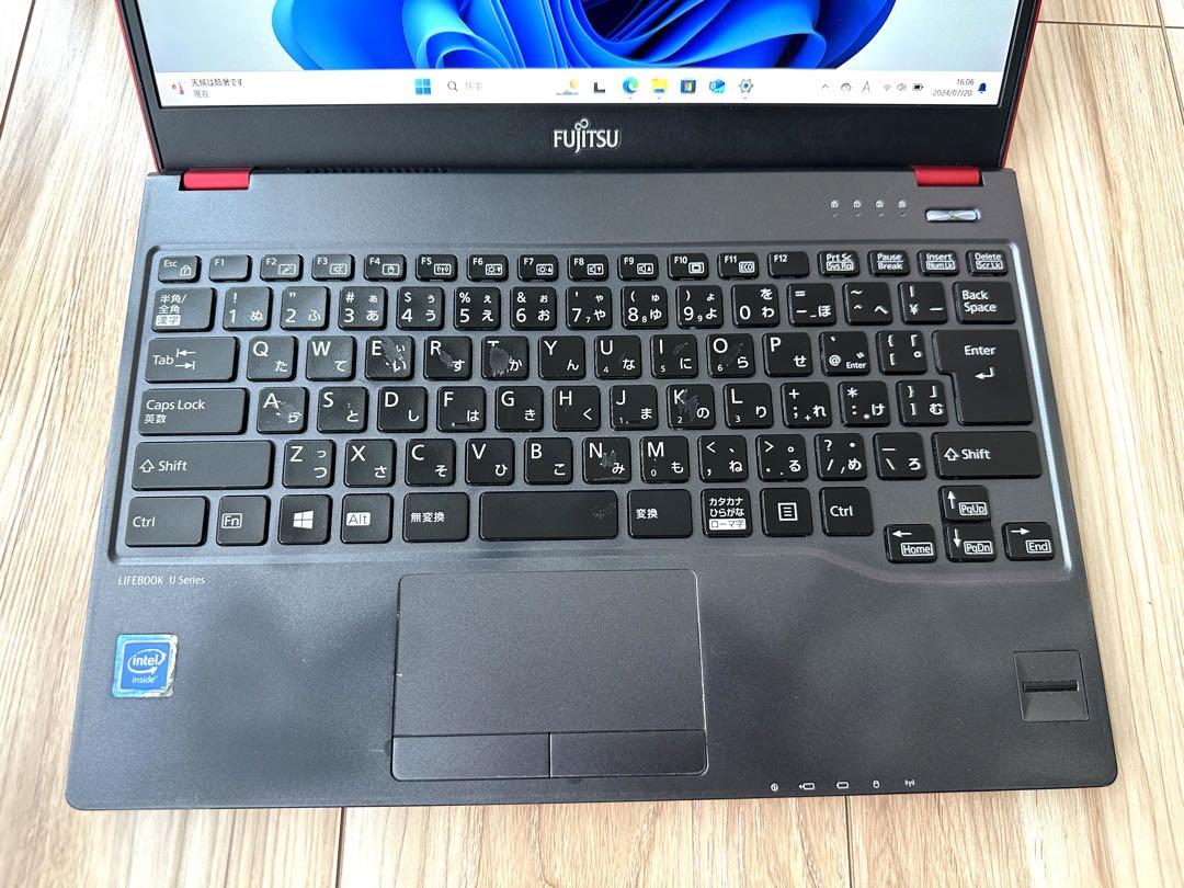 富士通 - Office2021搭載！超軽799g！2018製LIFEBOOK U938/S 超!!軽量】0.9kg 富士通 LIFEBOOK U938/S / Windows11
