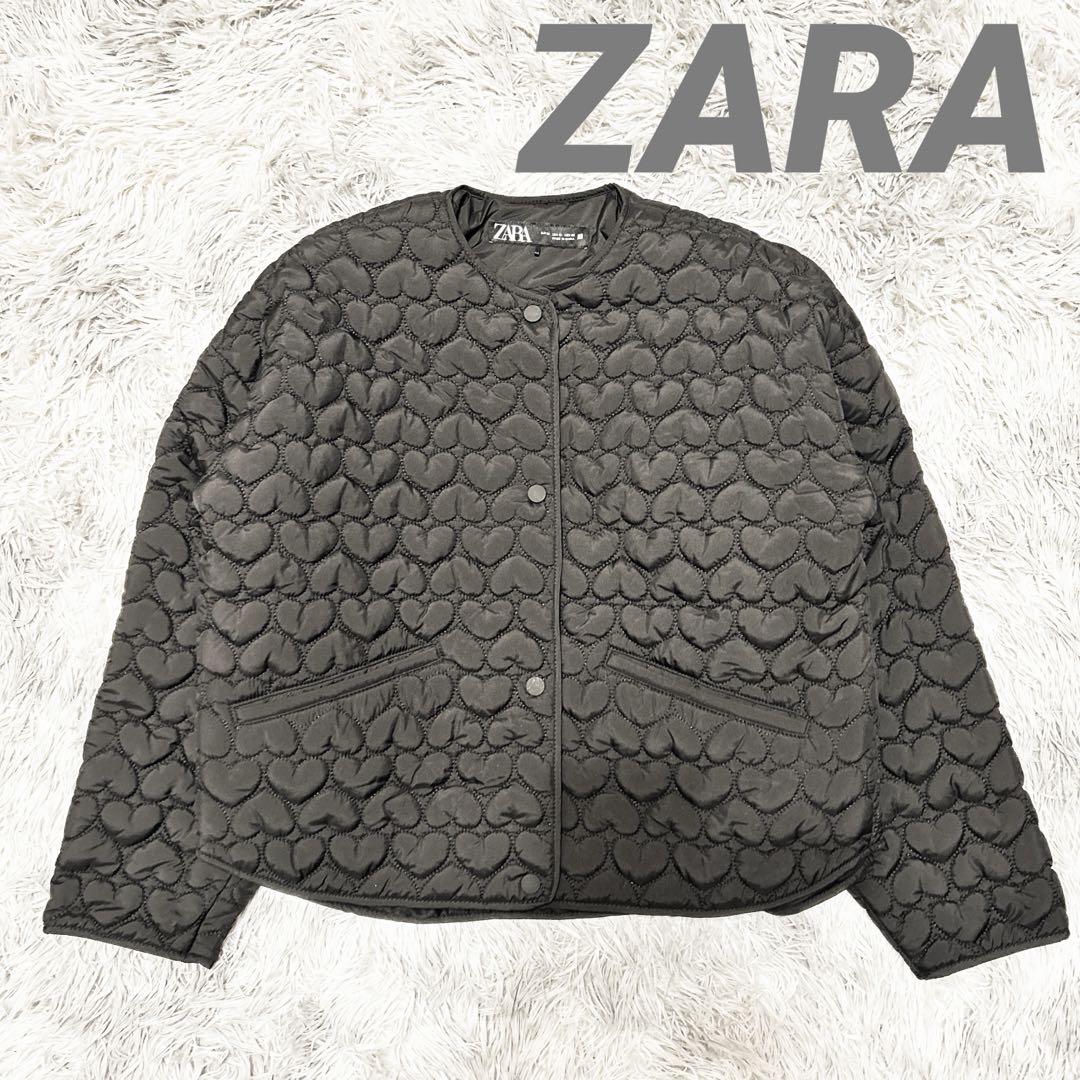 未使用 ZARA ハート型キルティングジャケット M