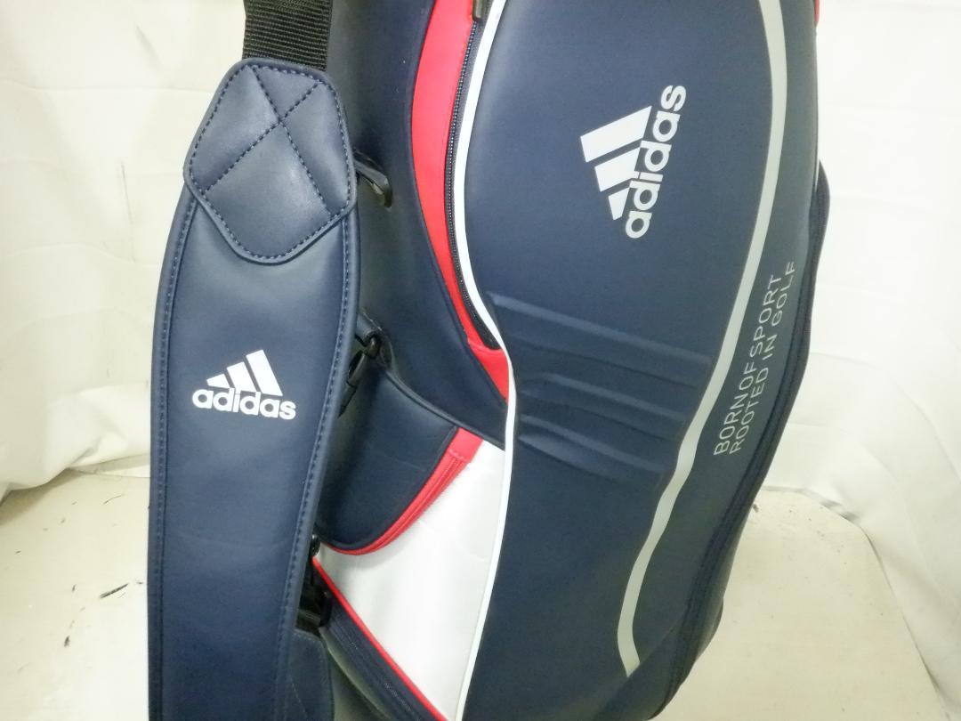 adidas★アディダス★9.5型★軽量★美品★スタッフ(NV×WH)