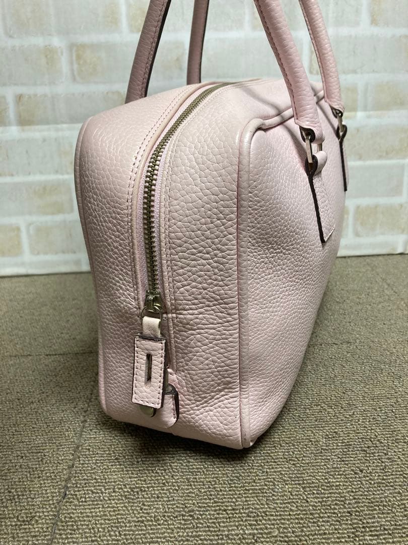 美品 アクセソワ・ドゥ・マドモワゼル ピンク ハンドバッグ ミニ