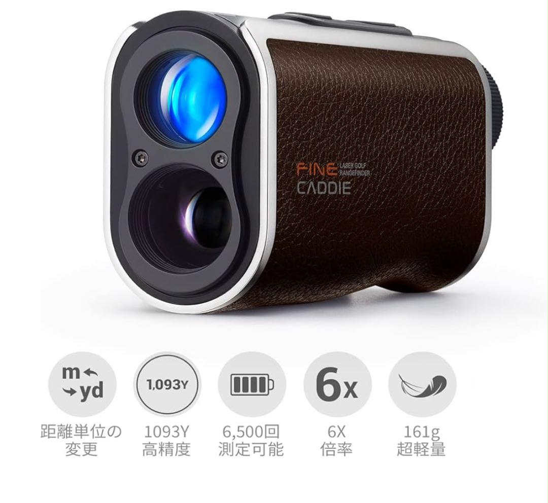FineCaddie ゴルフ　レーザー距離計　充電式 高低差測定 ケース付き