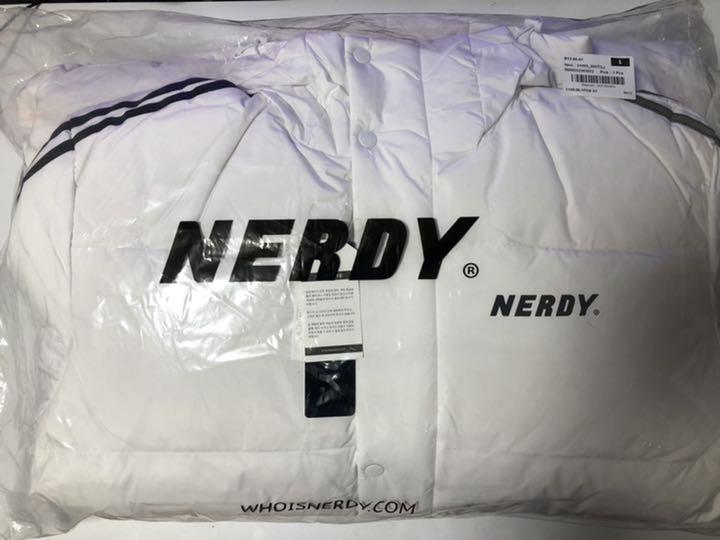 断捨離 NERDY ペディン ロングダウン ホワイト Lサイズ