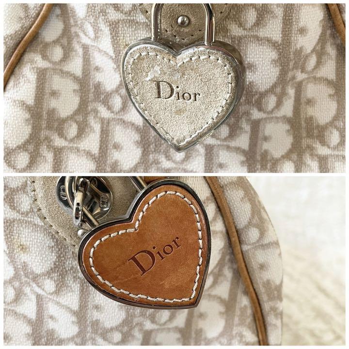 ・シリアルℎ 希少 ハンドバッグ ホワイト 南京錠 ハート RYX69-m77149160531 DIOR ディオール トロッター ・イメージ