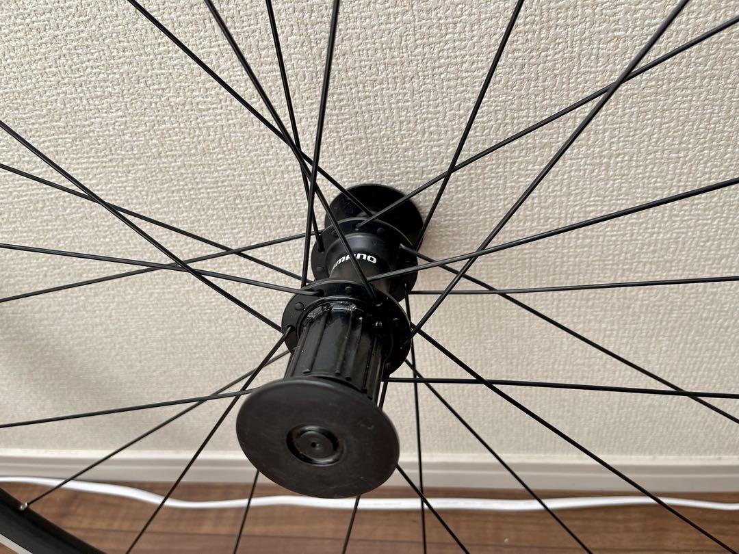Shimano 完組ホイール ブラック/シルバー