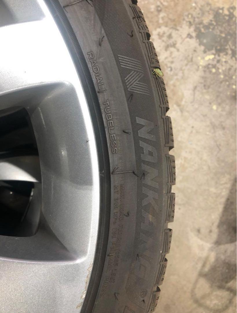 スタッドレスタイヤホイール4本セット　225/45R19 マツダ