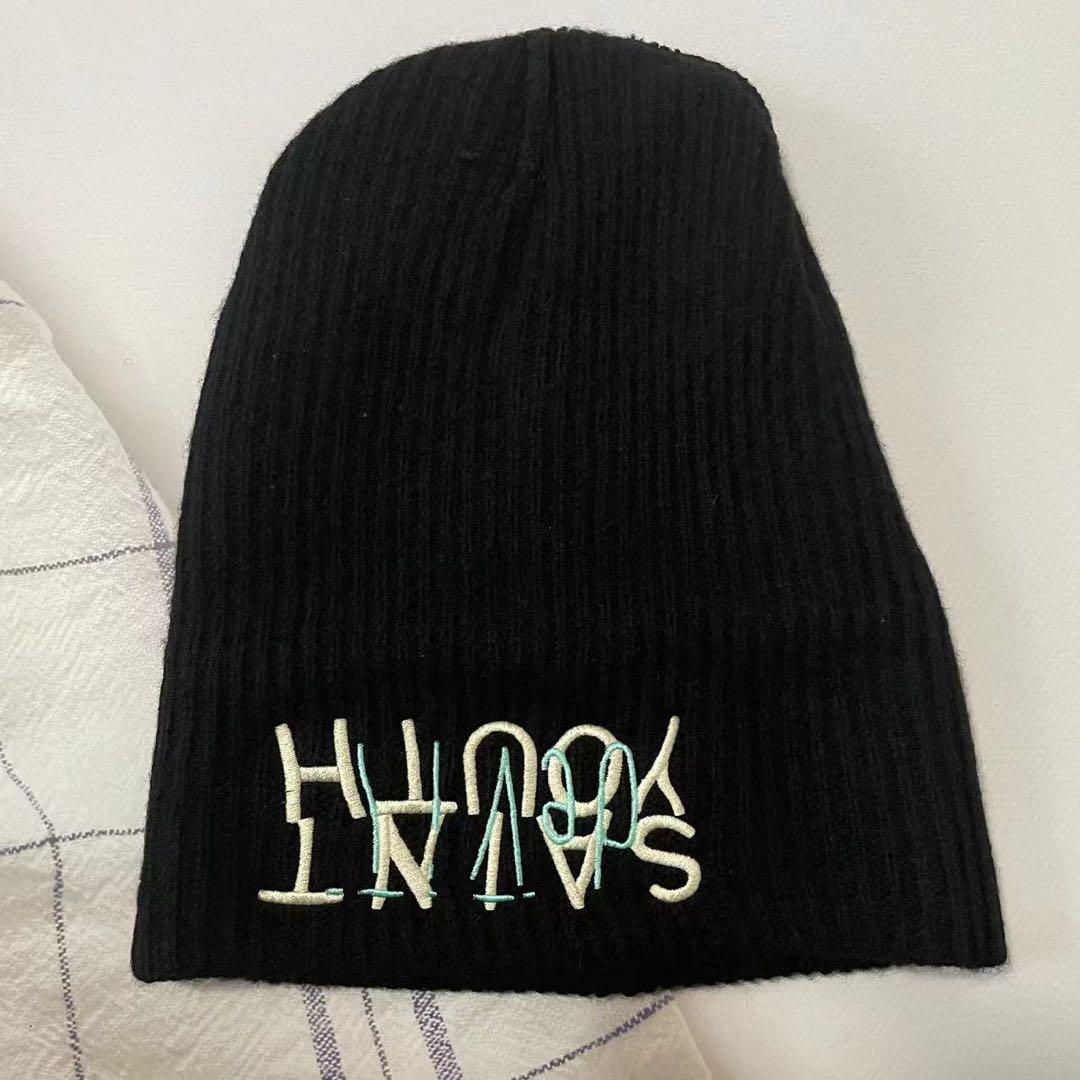 SAINT MICHAEL ニット帽 セントマイケル SAINT Mxxxxxx SAINT Knit Cap （Black