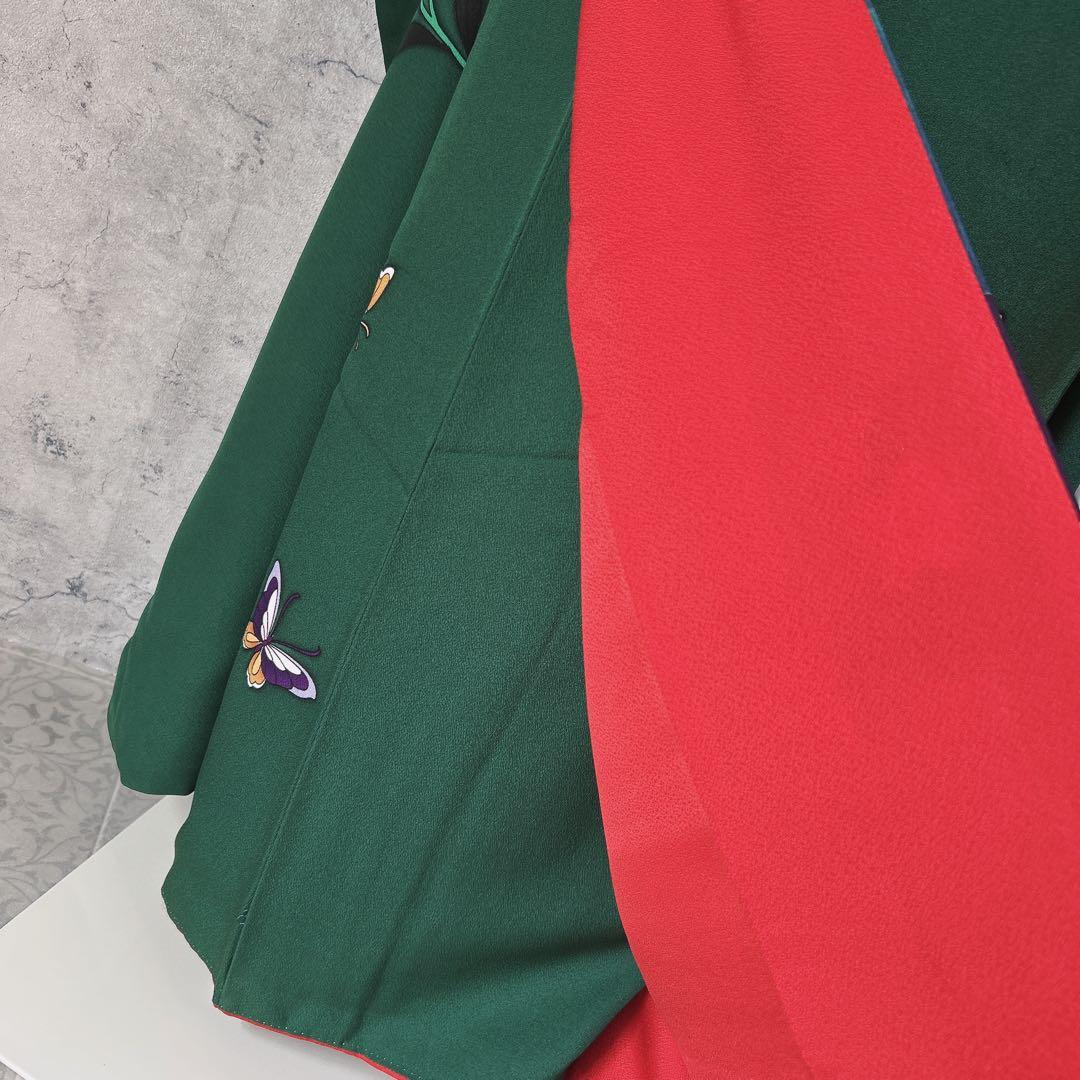 振袖　フルセット　深い緑　ニュアンスカラー　成人式　２０歳