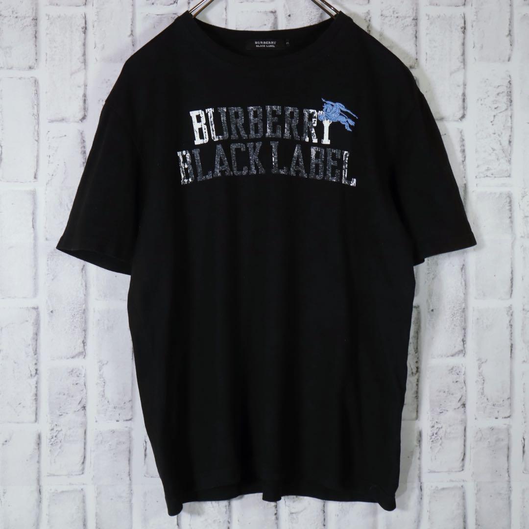 バーバリー半袖Tシャツブラックレーベル