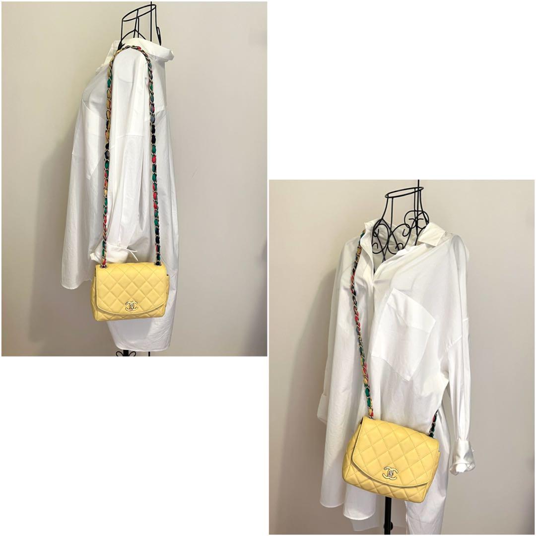 CHANEL シャネル【極美品】チェーンショルダーバッグ マトラッセ