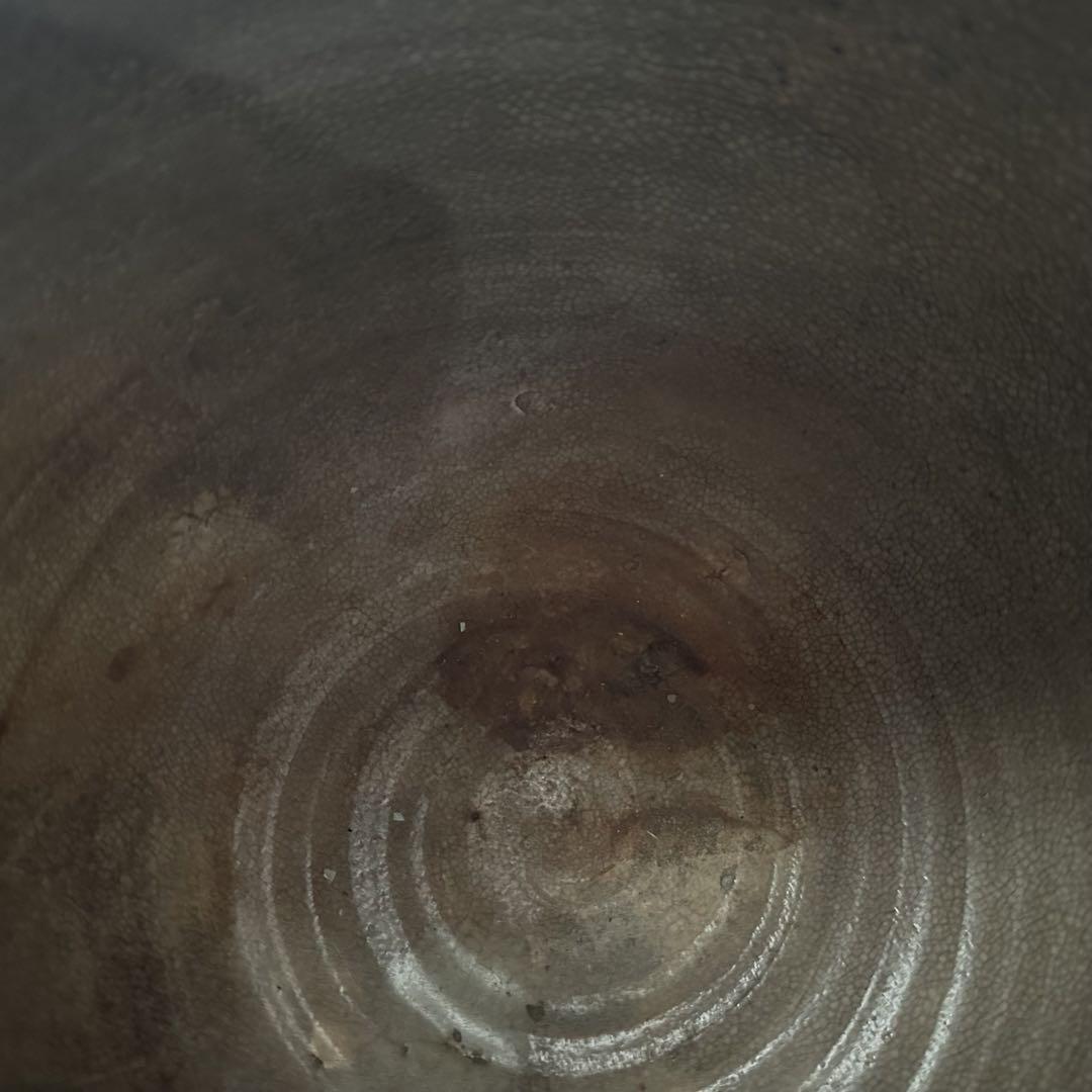 李朝 中期 白磁 壺 22cm 金継ぎ