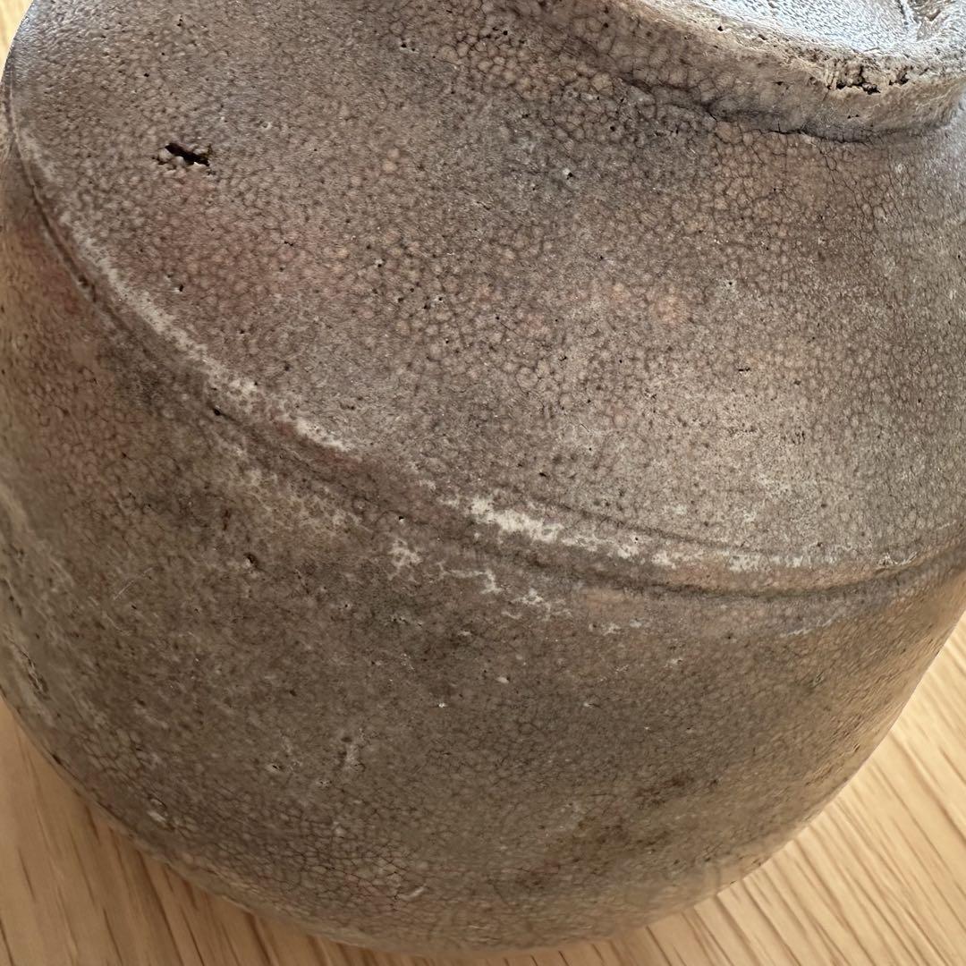 李朝 中期 白磁 壺 22cm 金継ぎ
