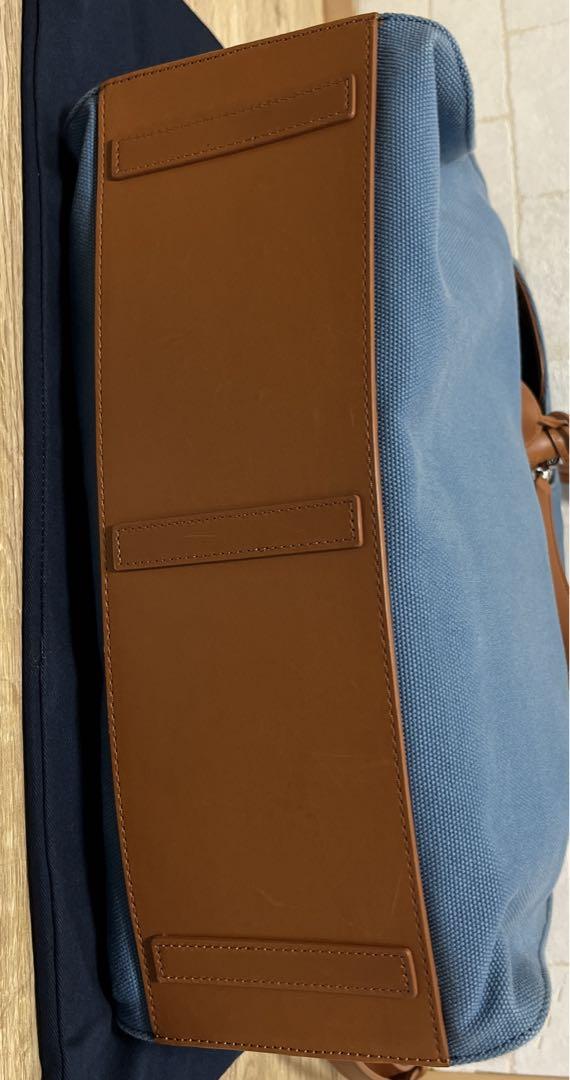 RALPHLAURENリッキートートバッグショルダーバッグ2wayキャンバス水色
