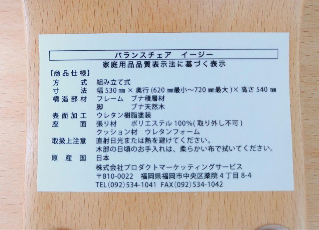 Rybo リボ社姿勢矯正バランスチェア